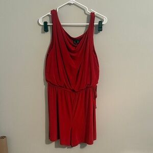 Versona Scarlet Draped Romper